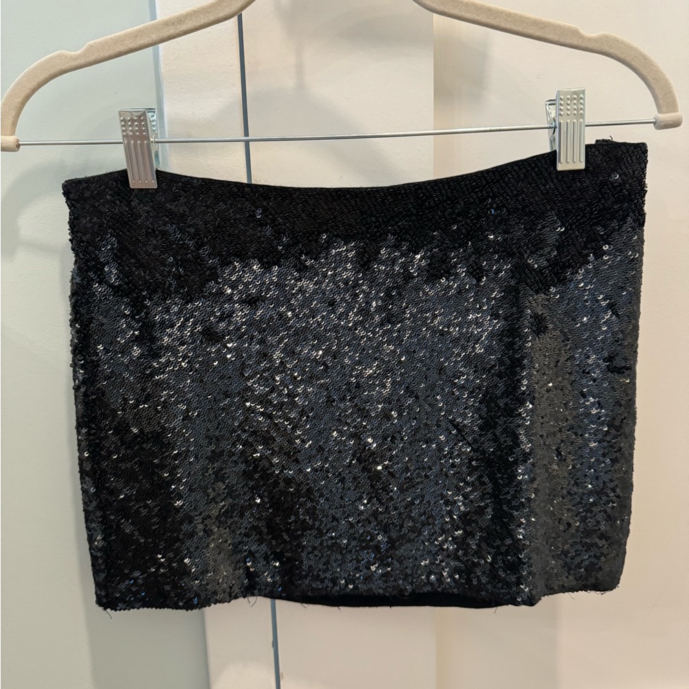 Haute Hippie sequin mini skirt XS